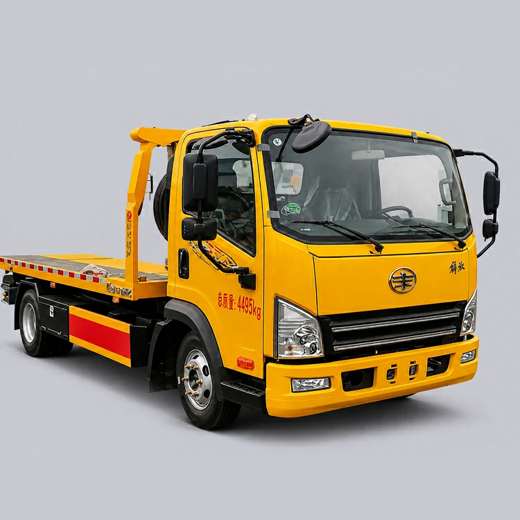 Flatbed Recovery And Breakdown Truck-Jie Fang